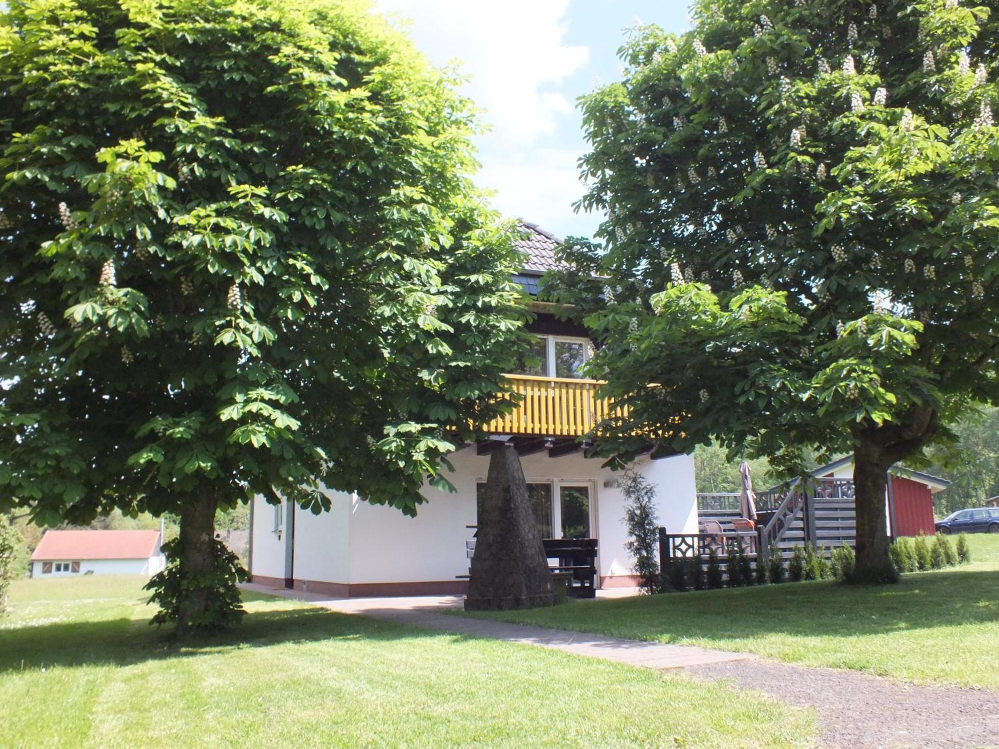 Ferienhaus Moni Mit 2 Separaten Wohnungen Am Silbersee Frielendorf Exterior foto